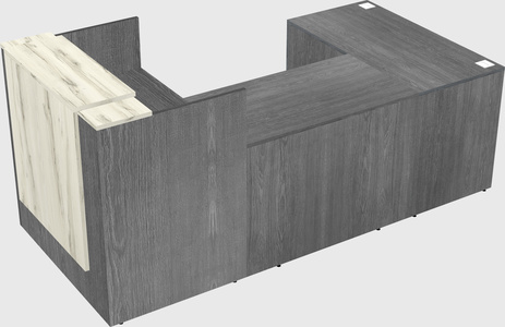 Comptoir d'accueil modulable