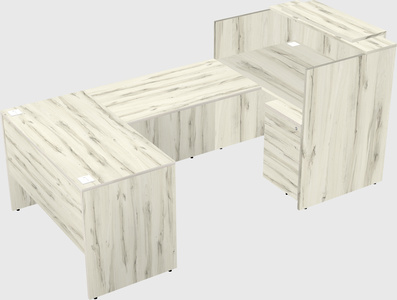 Comptoir d'accueil modulable