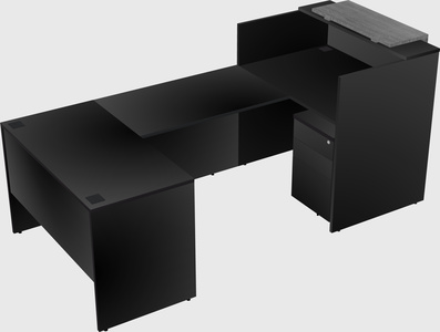 Comptoir d'accueil modulable