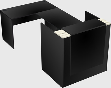Comptoir d'accueil modulable