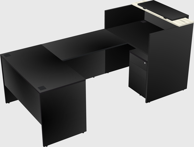 Comptoir d'accueil modulable