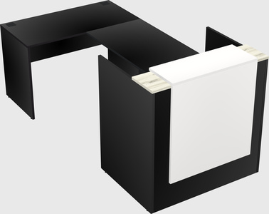 Comptoir d'accueil modulable