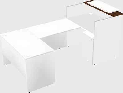 Comptoir d'accueil modulable