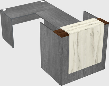 Comptoir d'accueil modulable