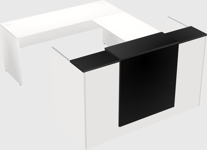 Comptoir d'accueil modulable