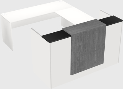 Comptoir d'accueil modulable