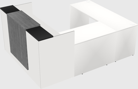 Comptoir d'accueil modulable