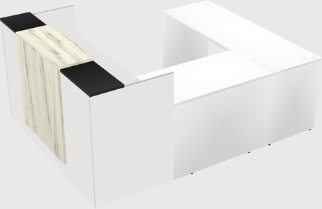 Comptoir d'accueil modulable