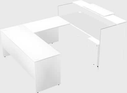 Comptoir d'accueil modulable