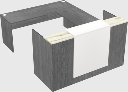 Comptoir d'accueil modulable