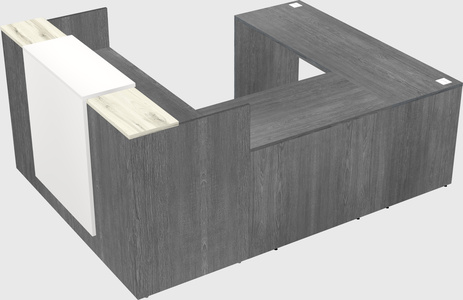 Comptoir d'accueil modulable