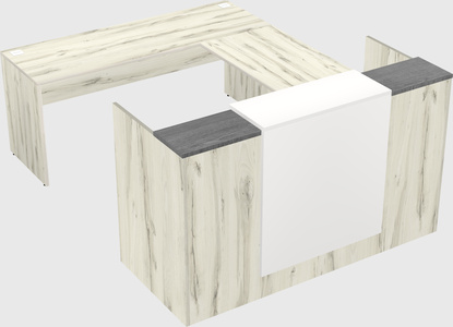 Modular reception desk