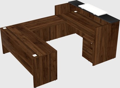 Comptoir d'accueil modulable