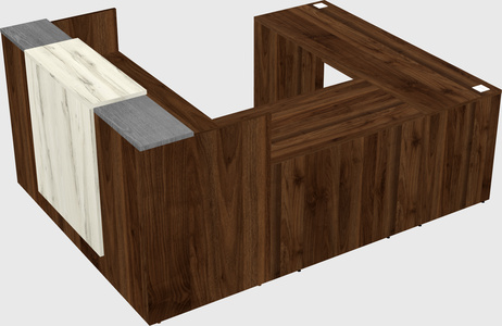 Modular reception desk