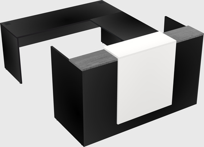 Comptoir d'accueil modulable