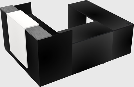 Comptoir d'accueil modulable