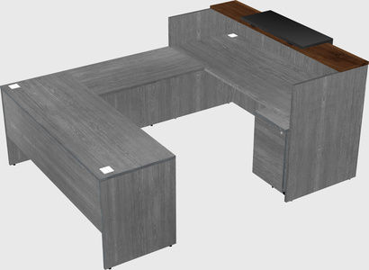 Modular reception desk
