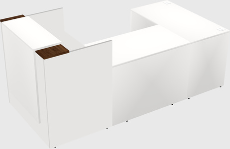 Comptoir d'accueil modulable