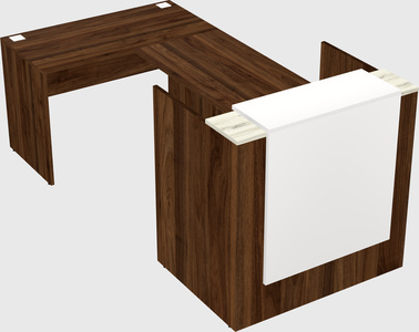 Comptoir d'accueil modulable