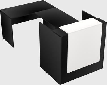 Comptoir d'accueil modulable