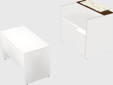 Modular reception desk