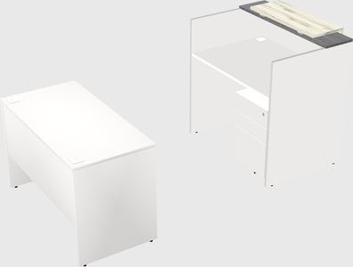 Modular reception desk