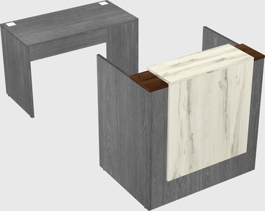Modular reception desk