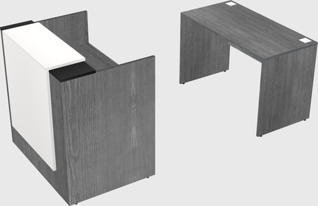 Comptoir d'accueil modulable