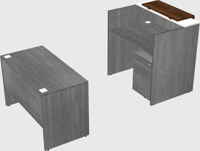 Modular reception desk