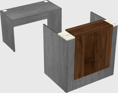 Modular reception desk