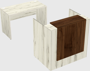 Modular reception desk