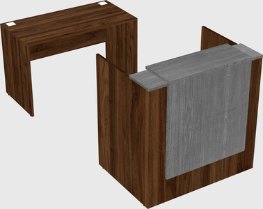 Modular reception desk