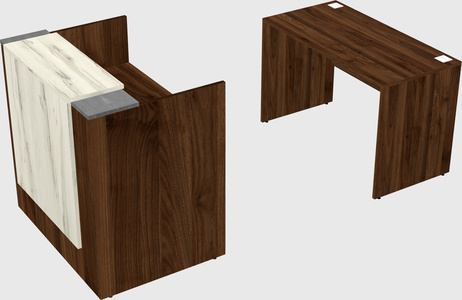 Modular reception desk