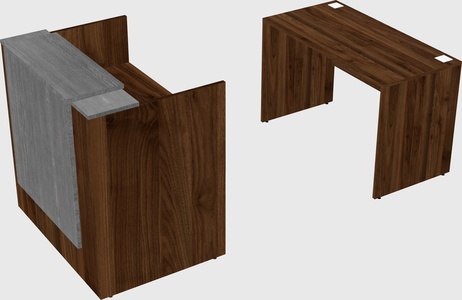 Modular reception desk