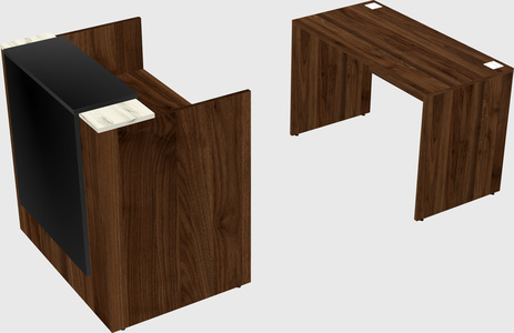 Modular reception desk