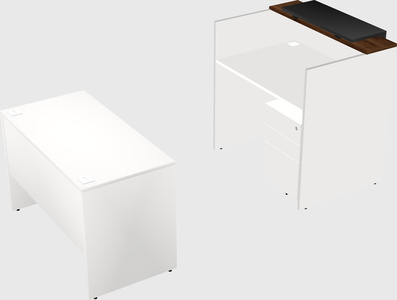 Modular reception desk