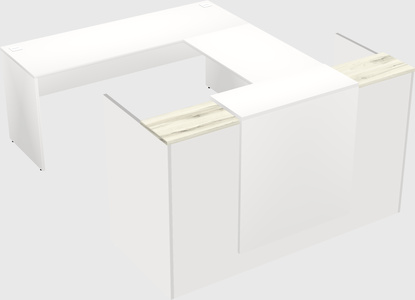 Comptoir d'accueil modulable