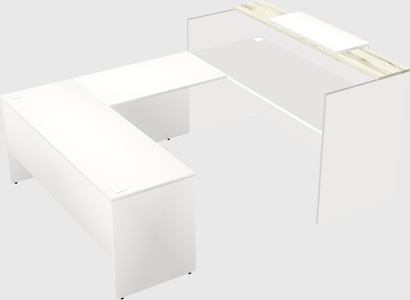 Comptoir d'accueil modulable