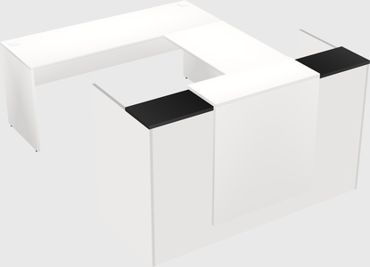 Comptoir d'accueil modulable