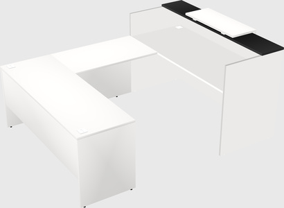 Comptoir d'accueil modulable