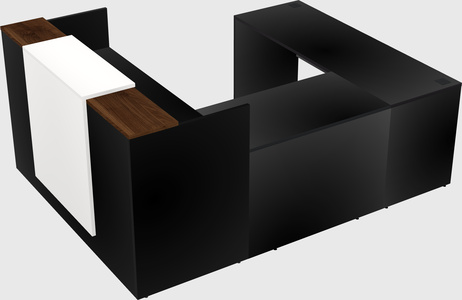 Comptoir d'accueil modulable