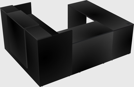 Modular reception desk