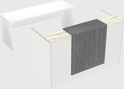 Modular reception desk