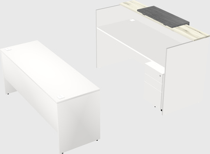 Modular reception desk