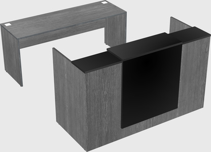 Comptoir d'accueil modulable