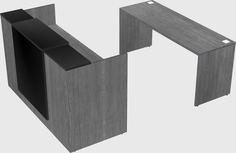 Comptoir d'accueil modulable