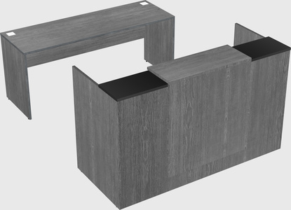 Comptoir d'accueil modulable