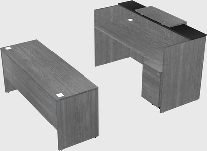 Comptoir d'accueil modulable