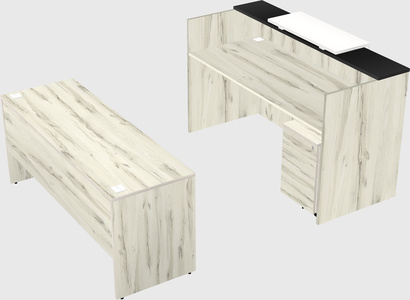 Comptoir d'accueil modulable