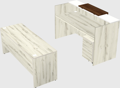 Modular reception desk